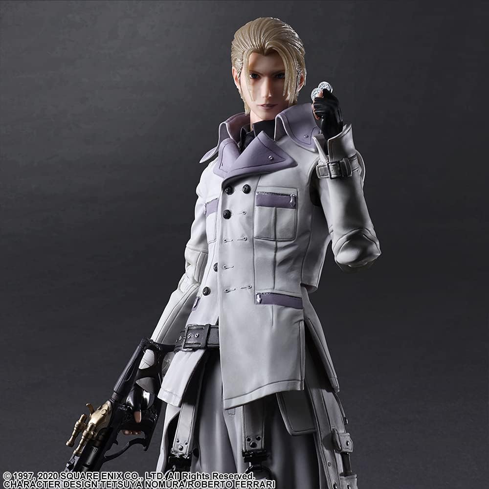 Final Fantasy VII Remake: Rufus Shinra Play Arts Kai Action Figure | Final Fantasy VIIR 8 Inch Action Figure Play Arts Kai - Rufus