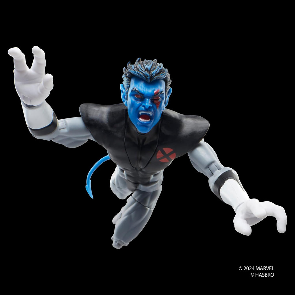 Marvel Legends Series Nightcrawler, X-Men Comics Collectible 6-Inch Scale Action Figure | Marvel Legends X-Men 6 Inch Action Figure BAF Nemesis - X-Force Nightcrawler