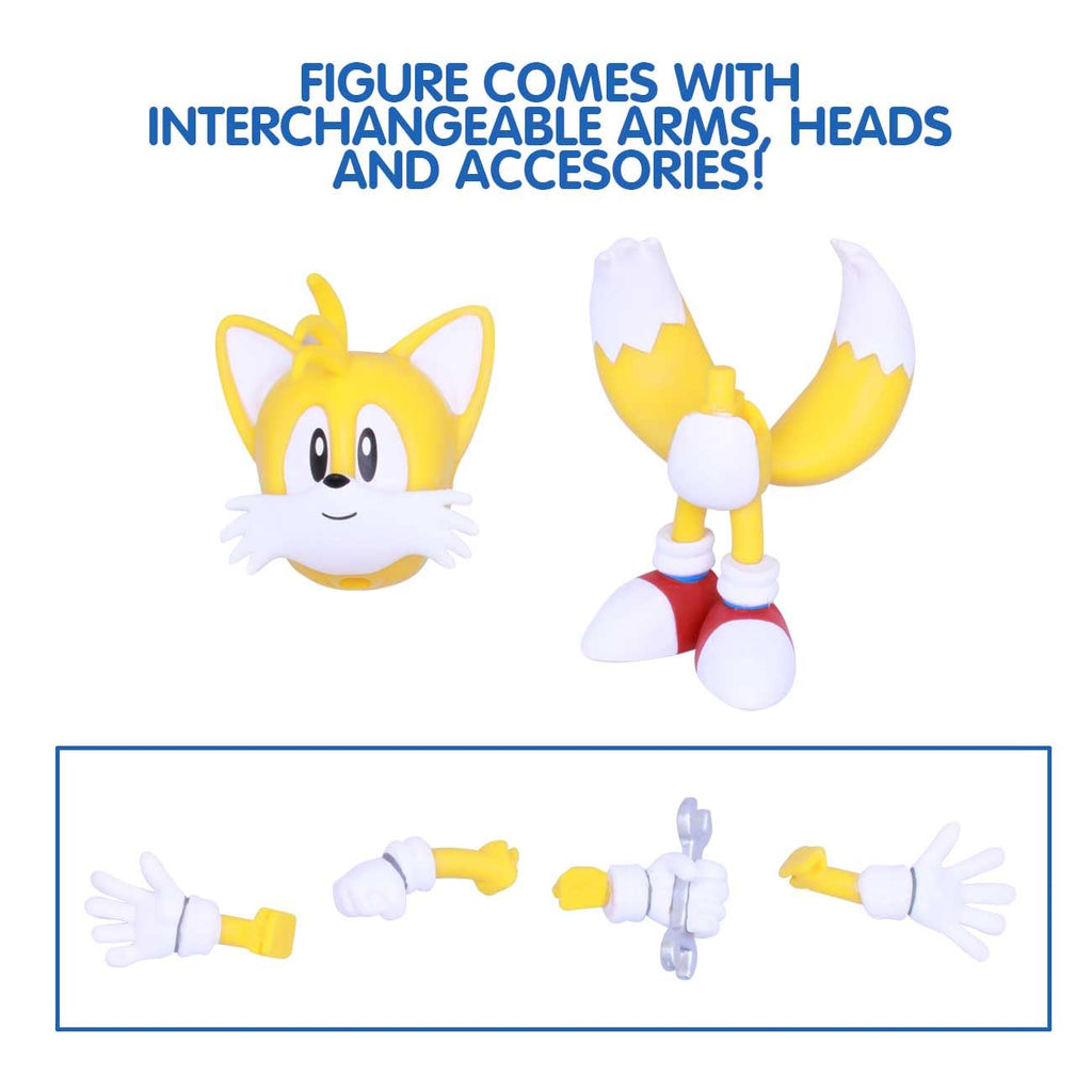 Sonic the Hedgehog Action Figure – 4" Articulated Collectible with Interchangeable Arms & Accessories - Flex Gamingproduct_type