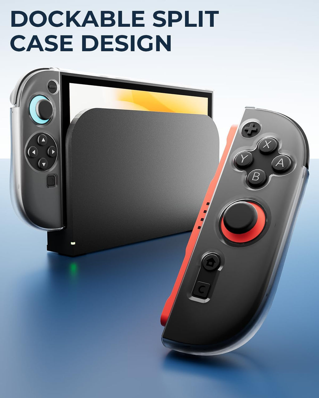 Pro Controllers Accessories Bundle for Nintendo Switch 2 18-in-1: Carrying Case, Screen Protector, Thumb Grip for Joycon, Dockable Console Protective Cover Shell, Steering Wheel, 2025 Switch2 Game Kit - Flex Gamingproduct_type
