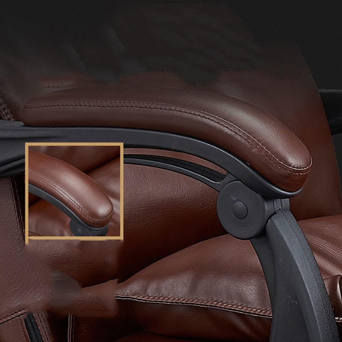 Ergonomic Leather Computer Gaming Chair Reclining Boss Chair with Footstool Video Game Chairs Home Office Chairs Desk Chair - Flex Gamingproduct_type
