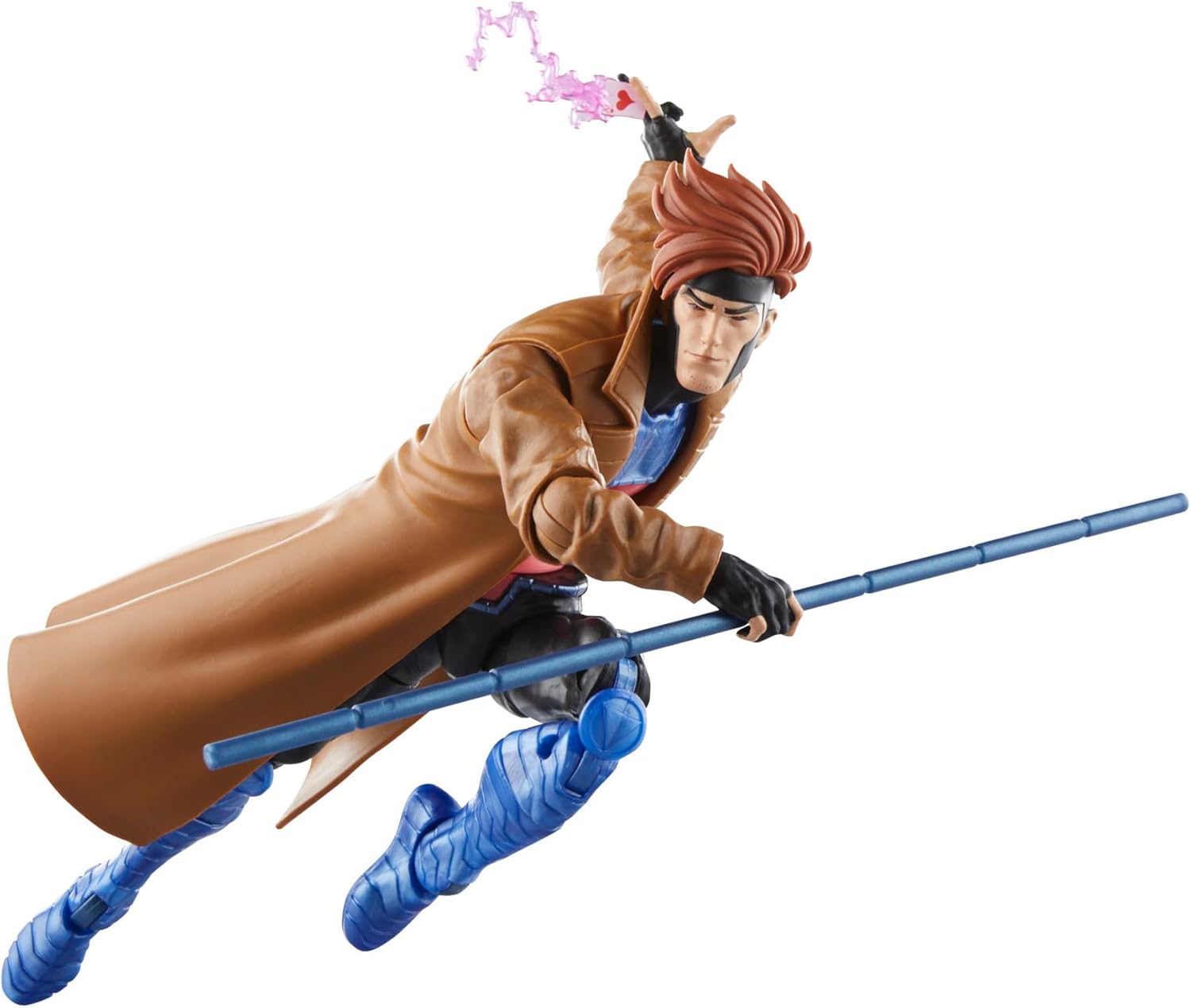 Marvel Legends Series Gambit, X-Men ‘97 Collectible 6-Inch Action Figures | Marvel Legends Retro 6 Inch Action Figure X-Men '97 Wave 1 - Gambit Reissue
