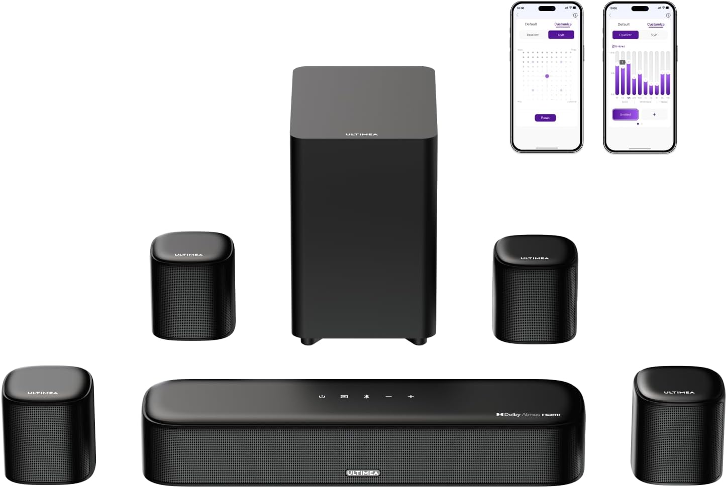 Ultimea Aura 7.1ch Dolby Atmos Surround Sound System – Aura A40, A40 Pro & A60 Pro