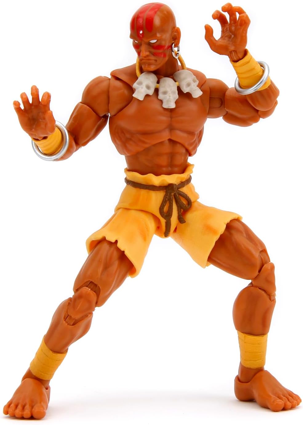Jada Street Fighter 6" Dhalsim Action Figure, Toys for Kids and Adults | Street Fighter 2 The Final Challengers 6 Inch Action Figure Wave 1 - Dhalsim