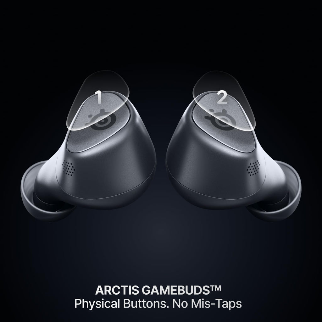 SteelSeries Arctis GameBuds Wireless Gaming Earbuds – 2 Platforms & 2 Colors