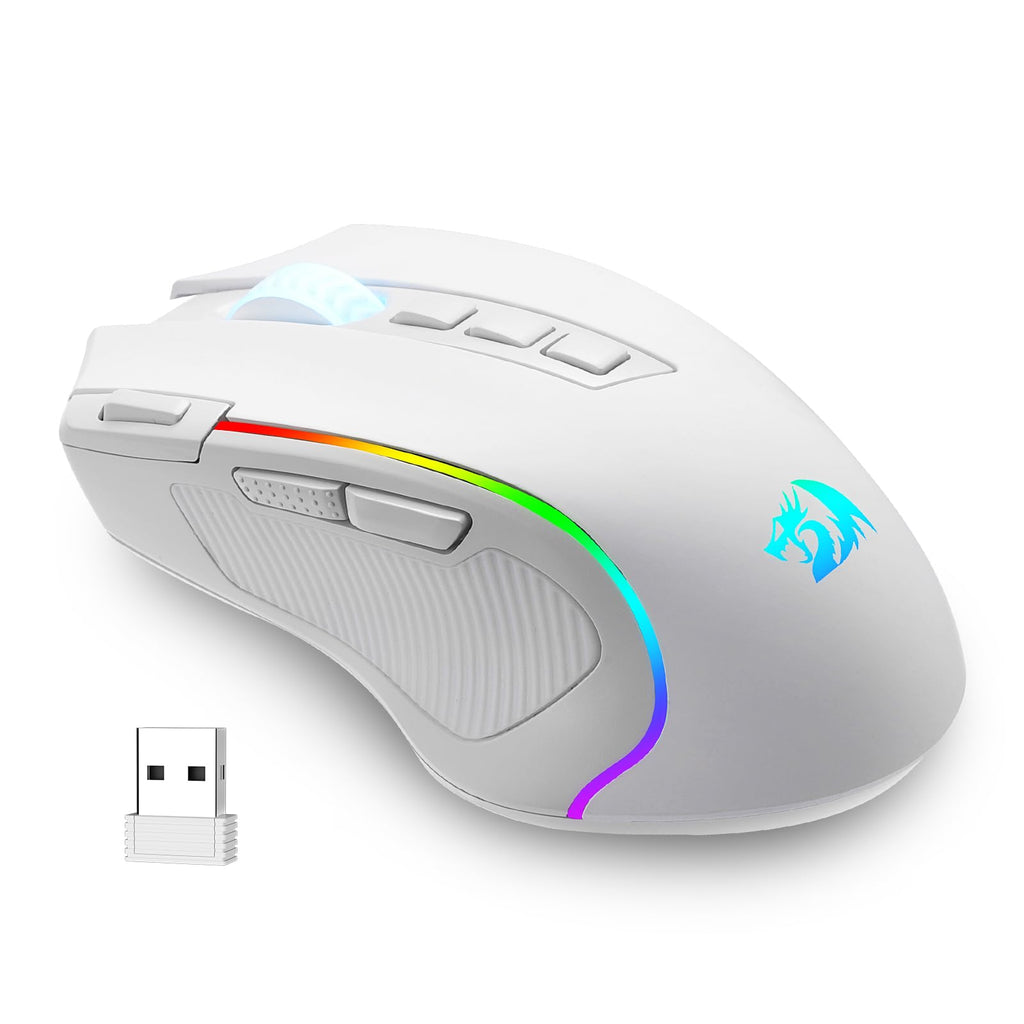 Redragon M612 Predator RGB Gaming Mouse, 8000 DPI Wired Optical Mouse with 11 Programmable Buttons & 5 Backlit Modes, Software Supports DIY Keybinds Rapid Fire Button - Flex Gamingproduct_type