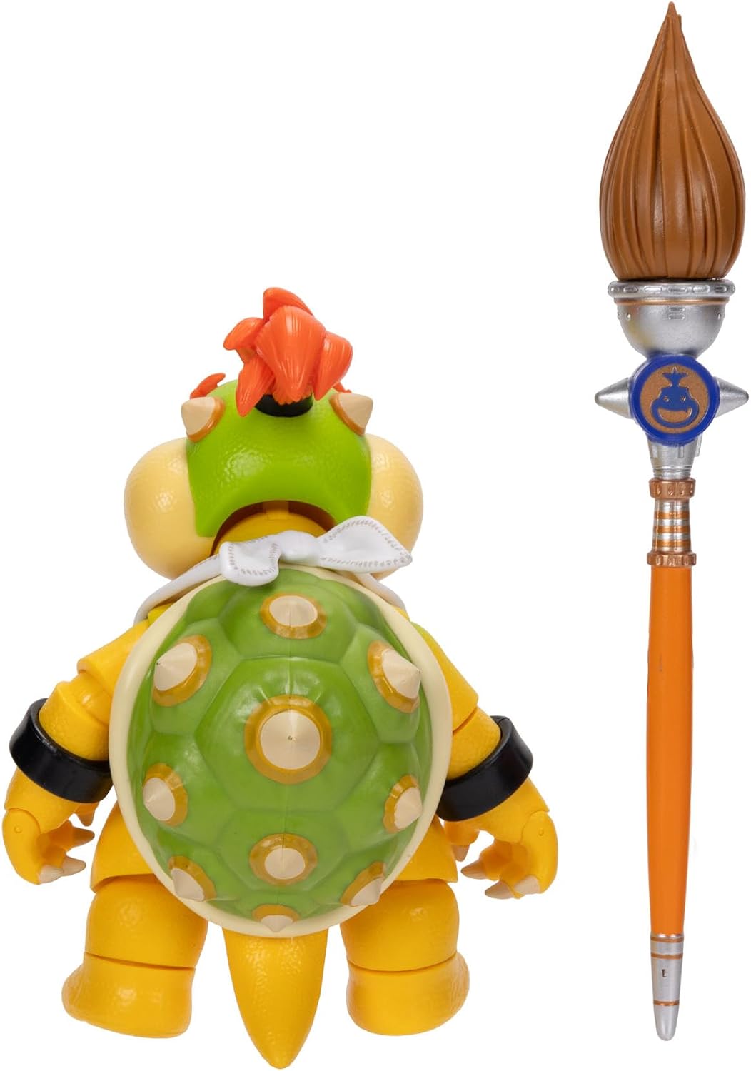 The Super Mario Galaxy Movie 5” Action Figures Series 1 – Bowser Jr. Figure with Paint Brush Accessory - Premium Details and 17 Points of Articulation