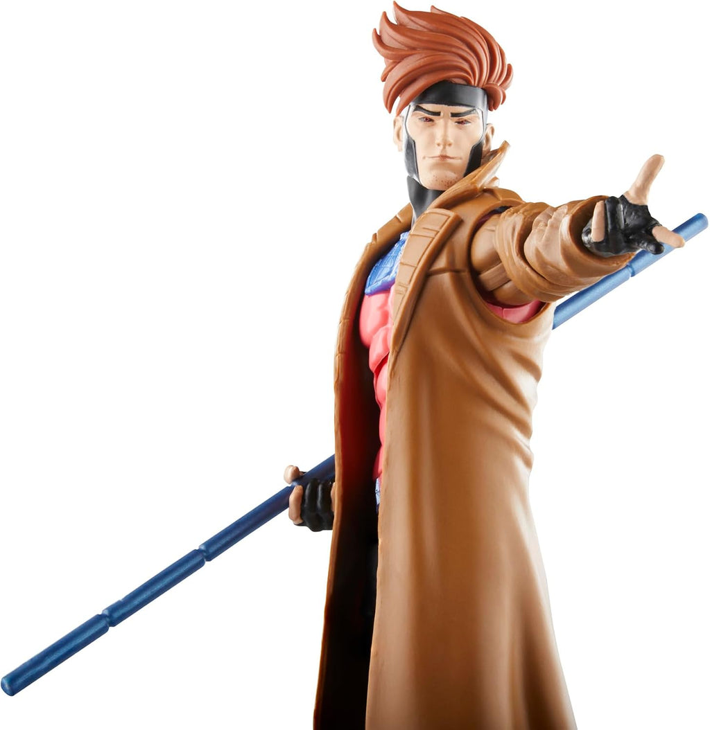 Marvel Legends Series Gambit, X-Men ‘97 Collectible 6-Inch Action Figures | Marvel Legends Retro 6 Inch Action Figure X-Men '97 Wave 1 - Gambit Reissue