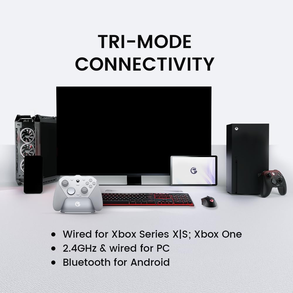 GameSir G7 Pro Wired Controller for Xbox Series X|S, Xbox One, Wireless Gamepad for PC&Android with TMR Sticks, Hall Effect Analog Triggers, 1000Hz Polling Rate, 3.5mm Audio Jack - Black - Flex Gamingproduct_type