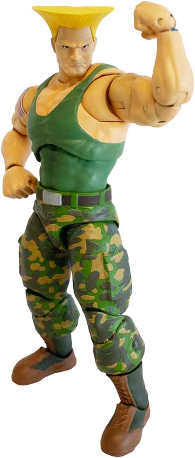 Jada - Street Fighter Guile - 15 cm articulated figure - Removable accessories - 253252032