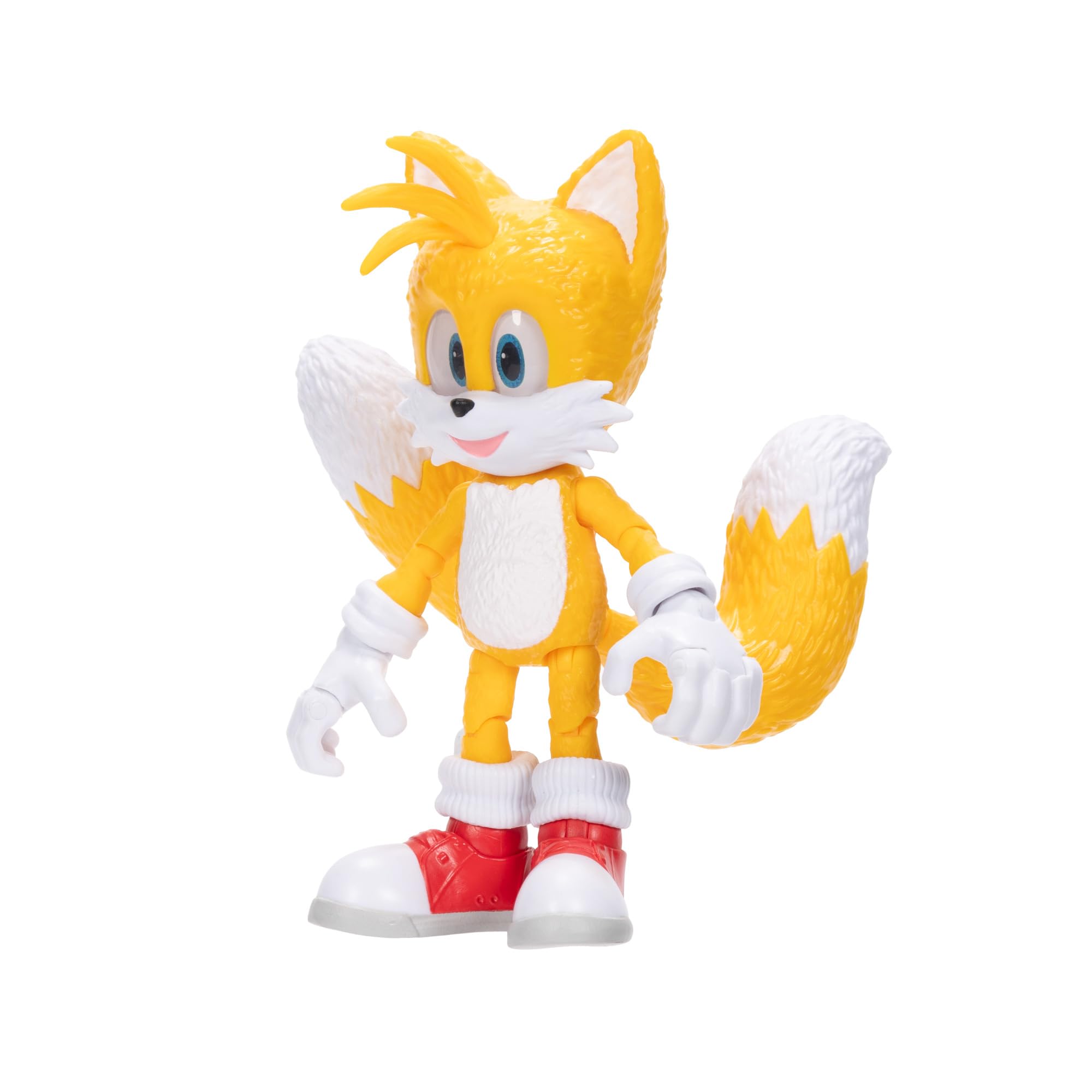Sonic The Hedgehog – 5-Inch Shadow Action Figure – 20+ Points of Articulation – Official Collector Toy – Boys & Girls Ages 3+ | Sonic The Hedgehog Movie 5 Inch Action Figure Wave 1 - Shadow (Closed Mouth)