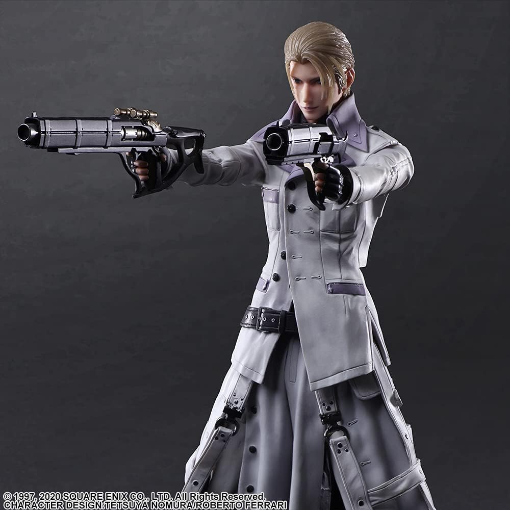 Final Fantasy VII Remake: Rufus Shinra Play Arts Kai Action Figure | Final Fantasy VIIR 8 Inch Action Figure Play Arts Kai - Rufus