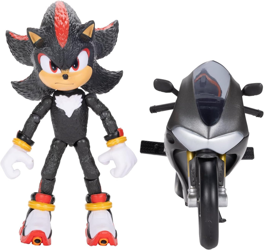 Sonic 3 Movie - 5" Figure w/Vehicle (Motorcycle)