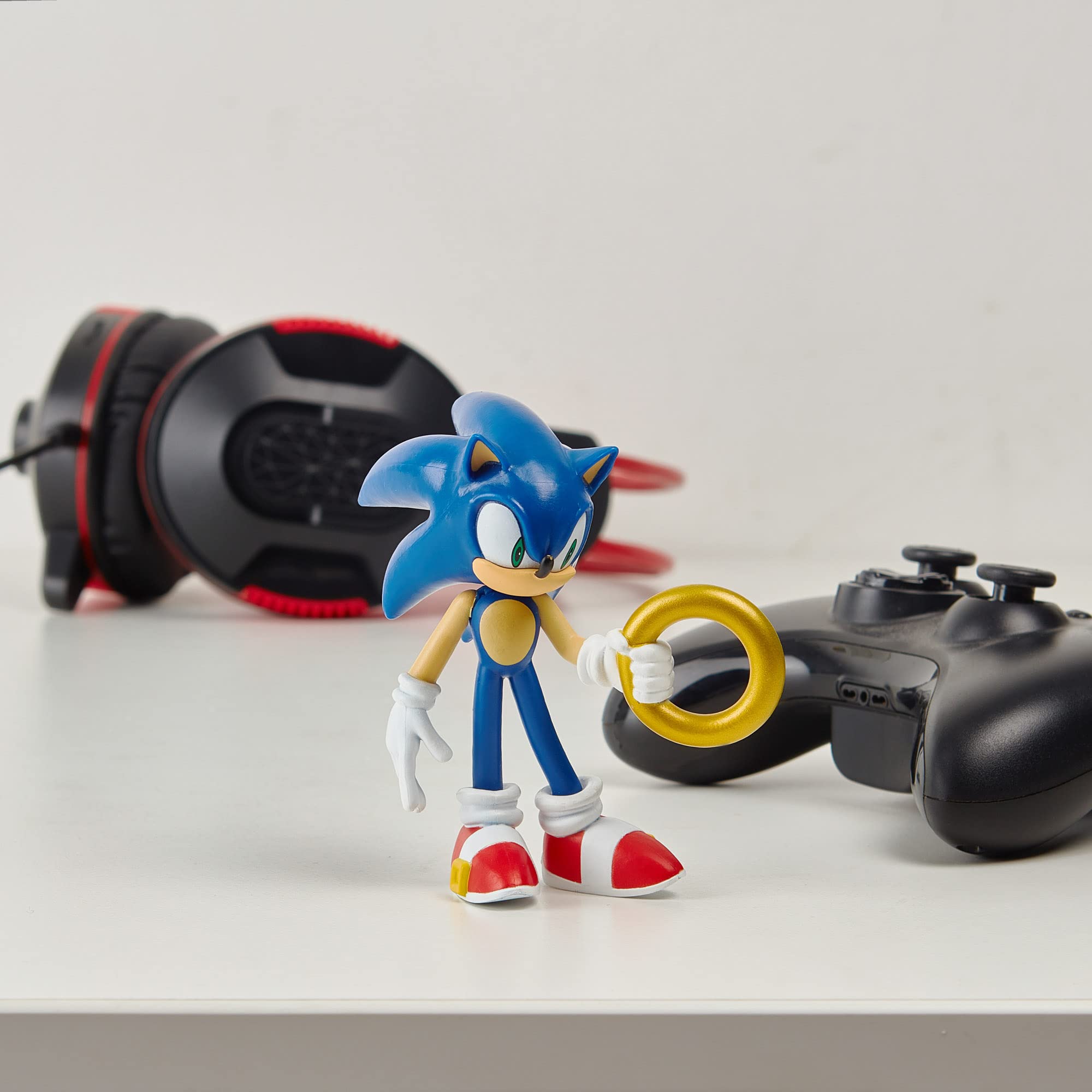 Sonic the Hedgehog Action Figure – 4" Articulated Collectible with Interchangeable Arms & Accessories - Flex Gamingproduct_type