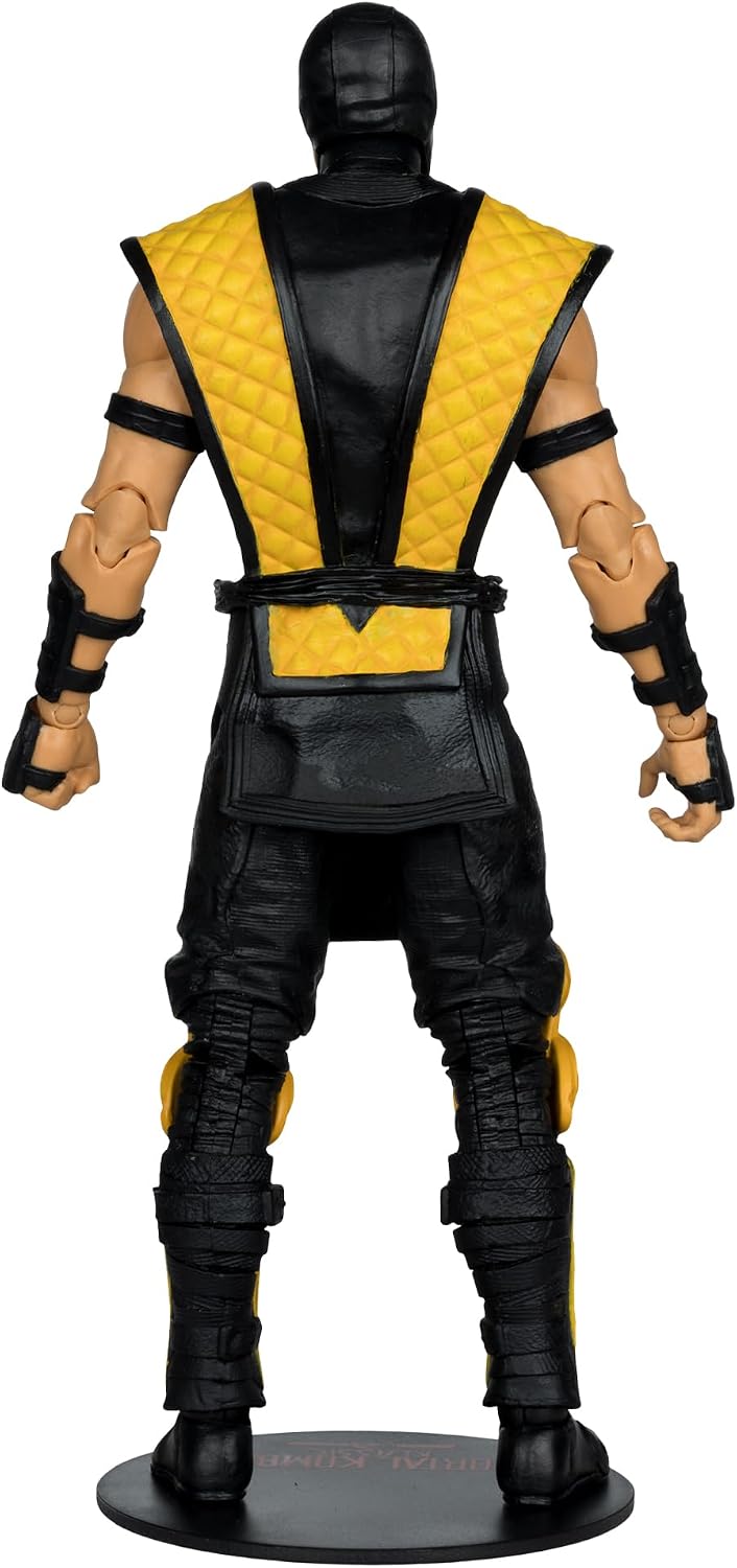 McFarlane Toys- Mortal Kombat Klassic Scorpion 7in Action Figure | Mortal Kombat Klassic 7 Inch Action Figure Wave 1 - Scorpion