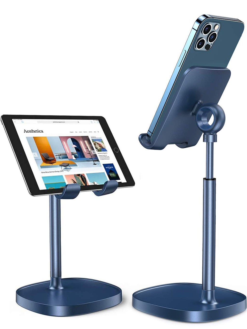 LISEN Cell Phone Stand Phone Holder for Desk Office Decor, Office Desk Accessories Women PC Gaming Essentials iPhone Stand Gadgets Men Gift for Father Fit OtterBox Case Switch iPad Air Tablet 4-10 in - Flex Gamingproduct_type