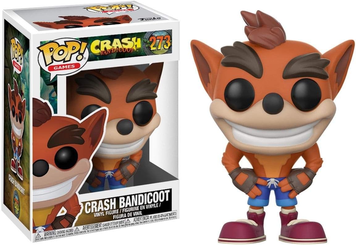 Funko POP! Games: Crash Bandicoot - Crash Bandicoot (Styles May Vary)