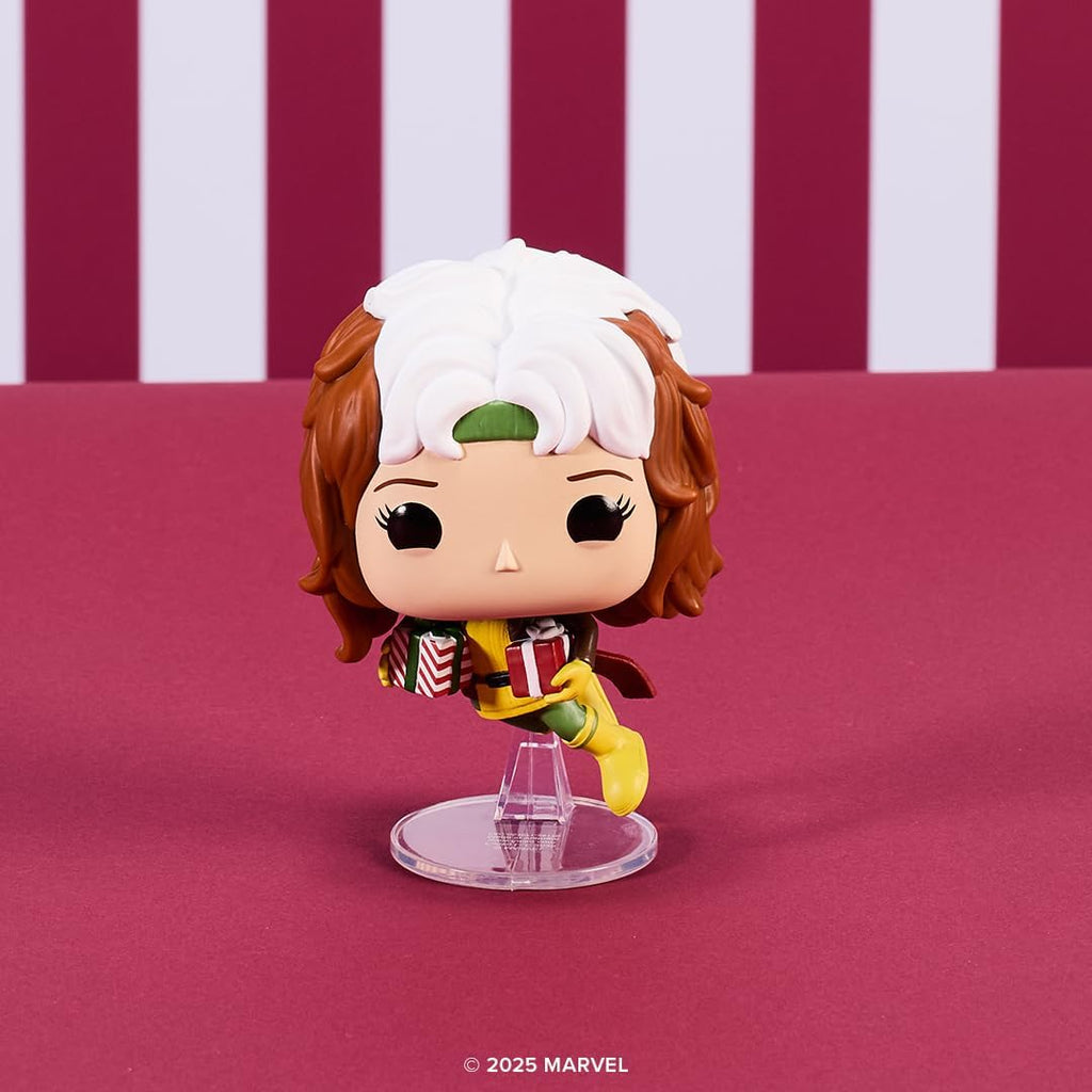 Funko POP! Marvel: HoliDivas - Rogue - X-Men | Official Superheroes Merch - Collectable Vinyl Figurine for Shelf Display - Birthday Gift Idea for Fans and Collectors
