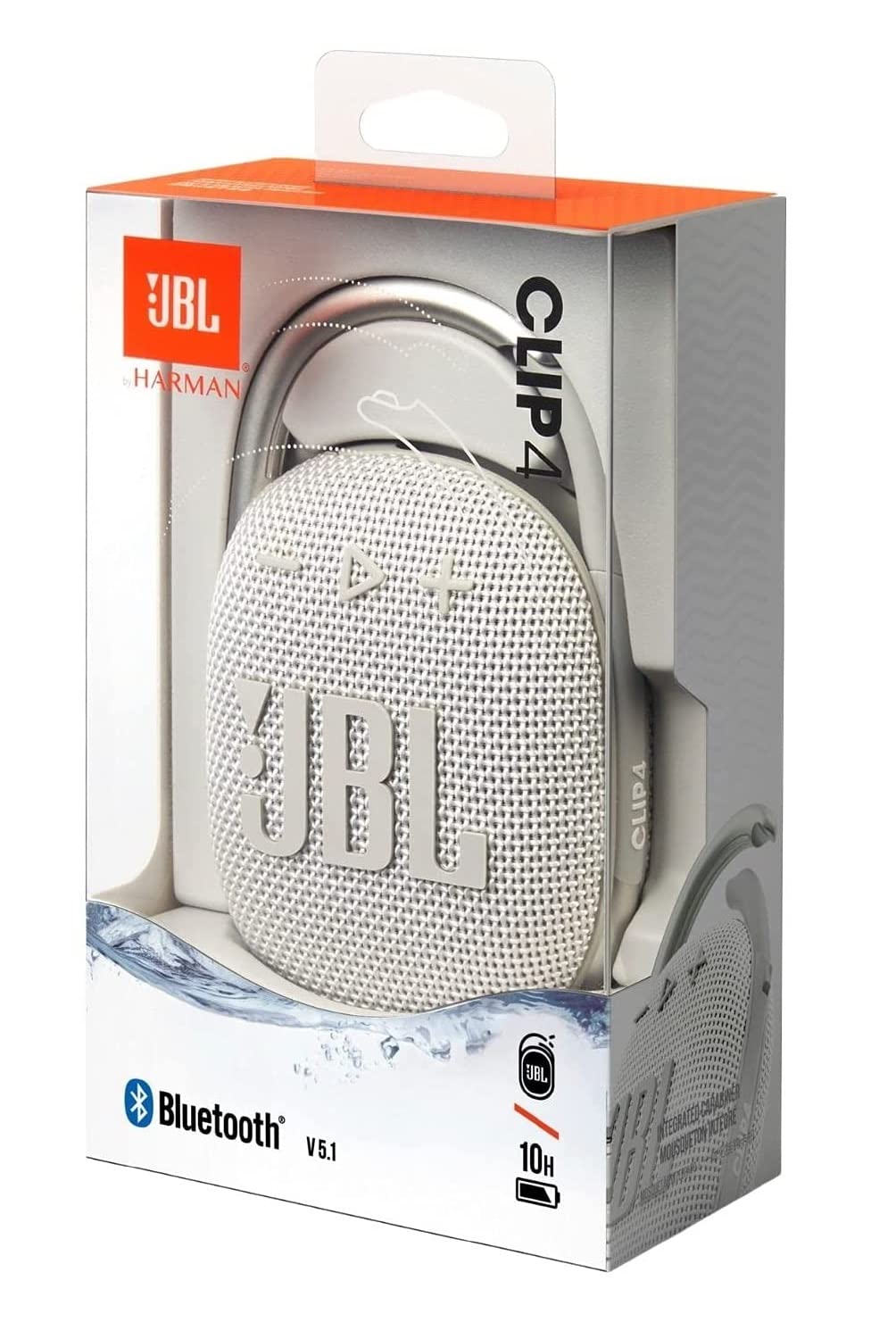JBL 2 Pack Clip 4 Waterproof Wireless Audio Bluetooth Speaker Bundle (Green)