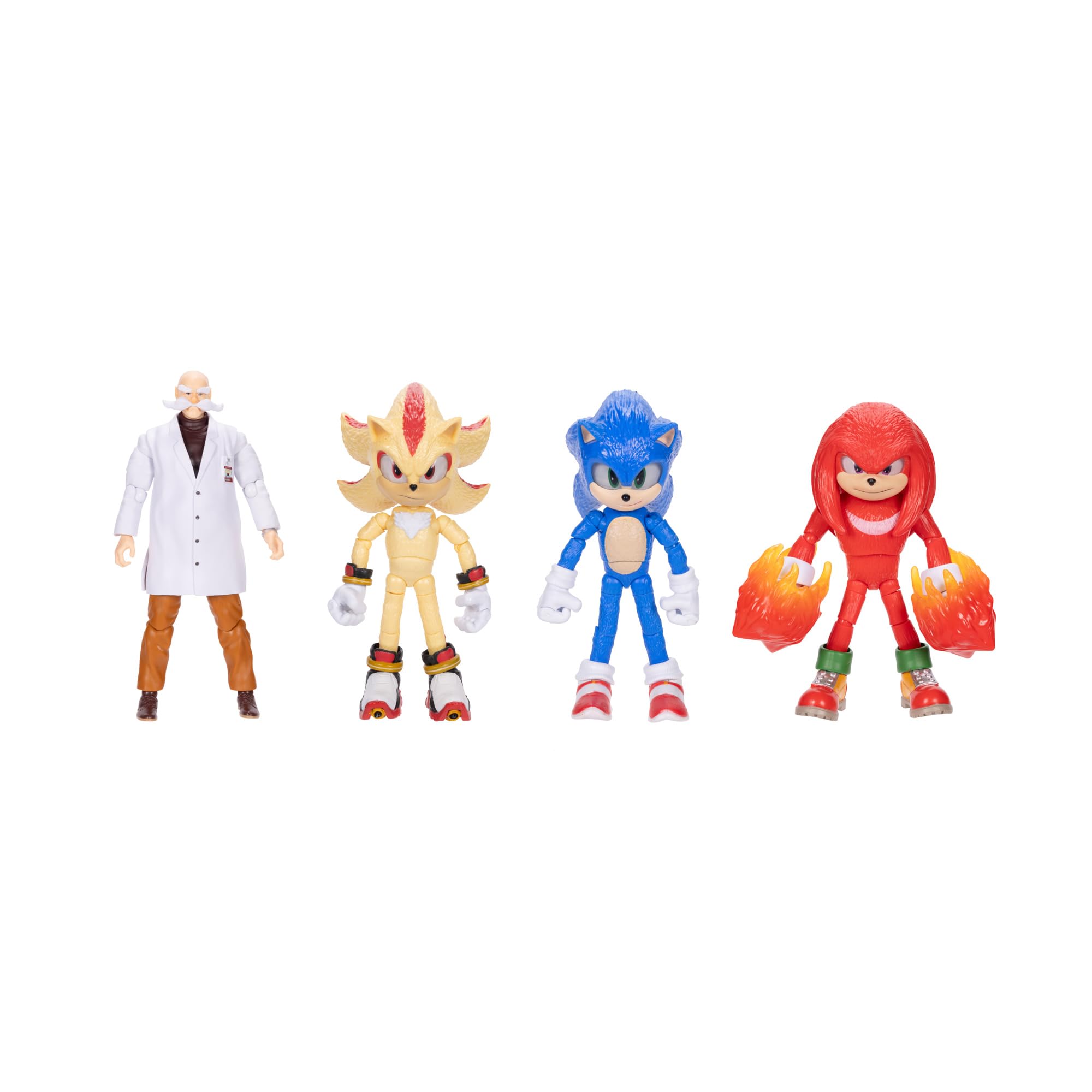 Sonic The Hedgehog – 5-Inch Shadow Action Figure – 20+ Points of Articulation – Official Collector Toy – Boys & Girls Ages 3+ | Sonic The Hedgehog Movie 5 Inch Action Figure Wave 1 - Shadow (Closed Mouth)