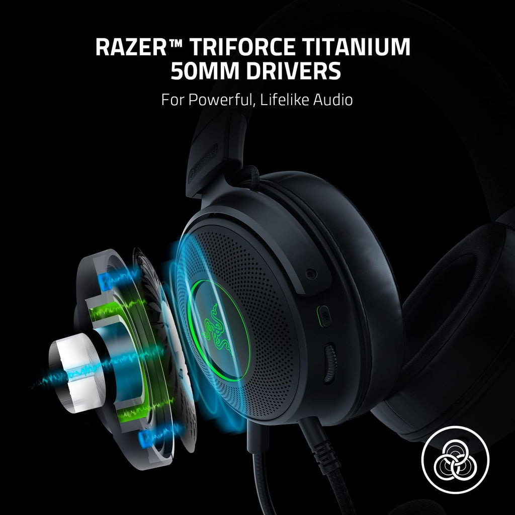 Razer Kraken V3 Gaming Headset – V3 X & V3 HyperSense