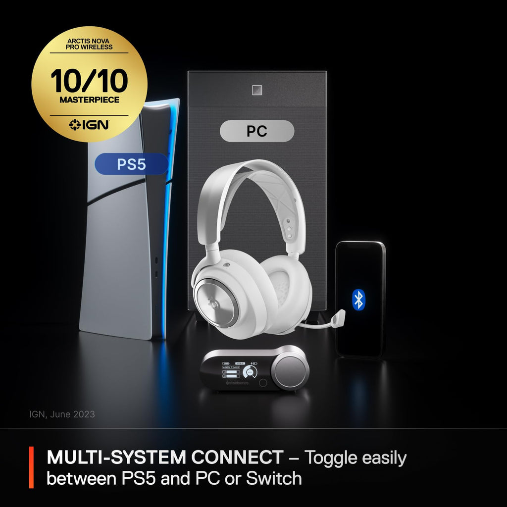 SteelSeries Arctis Nova Pro Wireless Gaming Headset – 2 Colors & 4 Styles