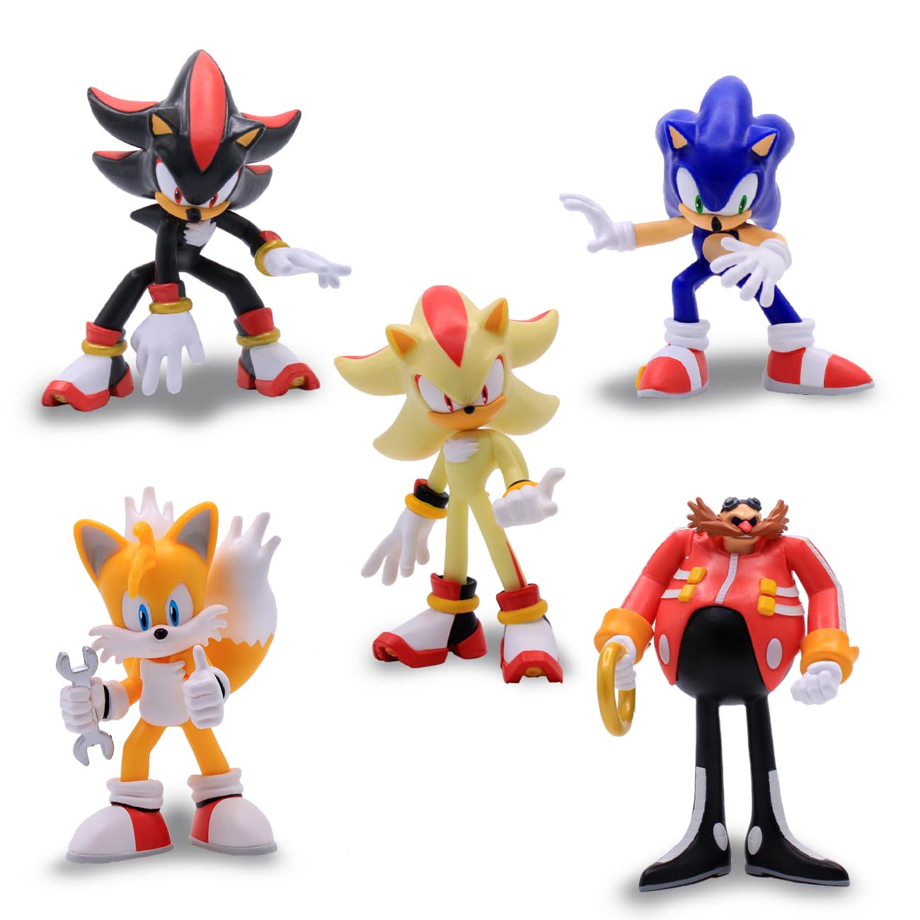 Sonic the Hedgehog Action Figure – 4" Articulated Collectible with Interchangeable Arms & Accessories - Flex Gamingproduct_type