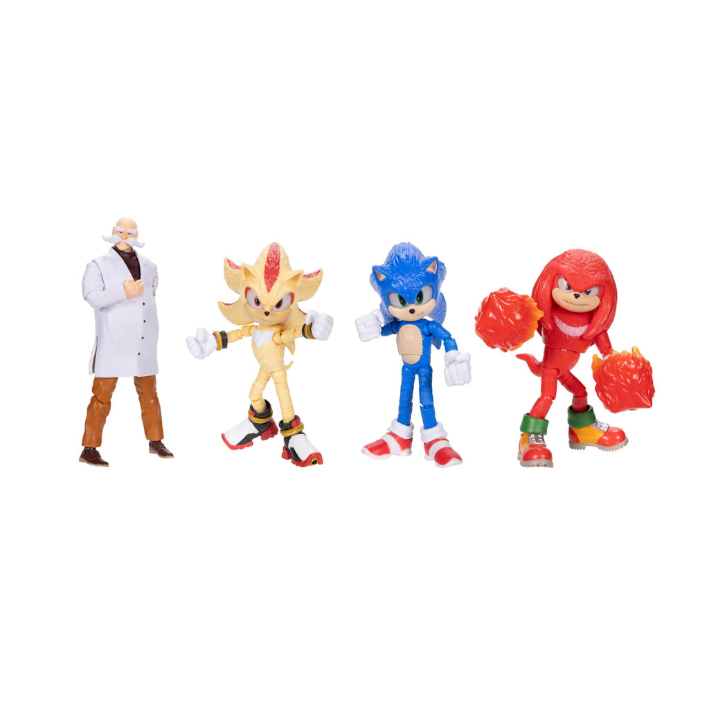 Sonic The Hedgehog – 5-Inch Shadow Action Figure – 20+ Points of Articulation – Official Collector Toy – Boys & Girls Ages 3+ | Sonic The Hedgehog Movie 5 Inch Action Figure Wave 1 - Shadow (Closed Mouth)