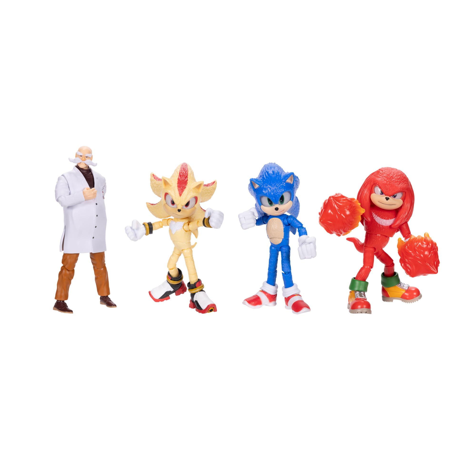 Sonic The Hedgehog – 5-Inch Shadow Action Figure – 20+ Points of Articulation – Official Collector Toy – Boys & Girls Ages 3+ | Sonic The Hedgehog Movie 5 Inch Action Figure Wave 1 - Shadow (Closed Mouth)