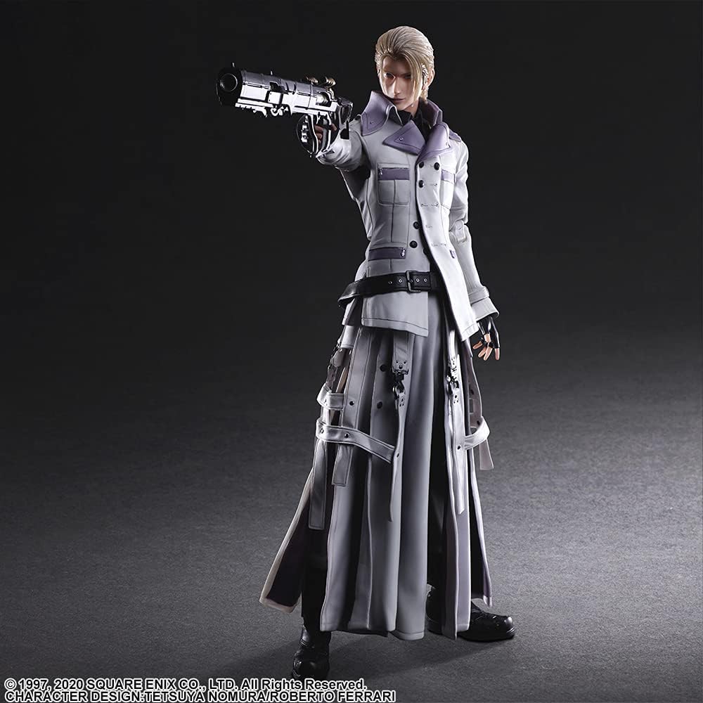 Final Fantasy VII Remake: Rufus Shinra Play Arts Kai Action Figure | Final Fantasy VIIR 8 Inch Action Figure Play Arts Kai - Rufus