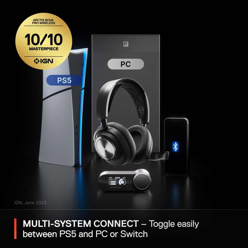 SteelSeries Arctis Nova Pro Wireless Gaming Headset – 2 Colors & 4 Styles