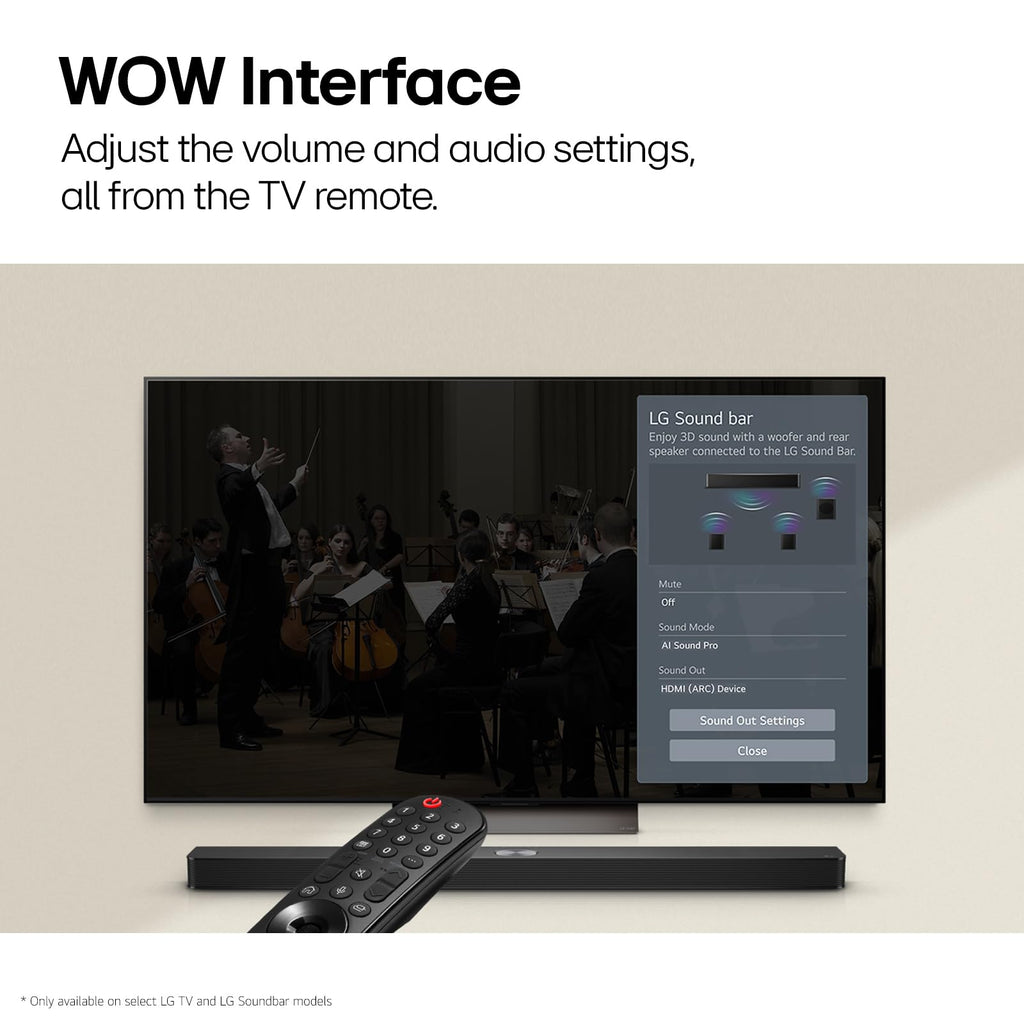 LG S-Series Home Theater Soundbar with Wireless Subwoofer – S20A, S40T, S40TR & S60T