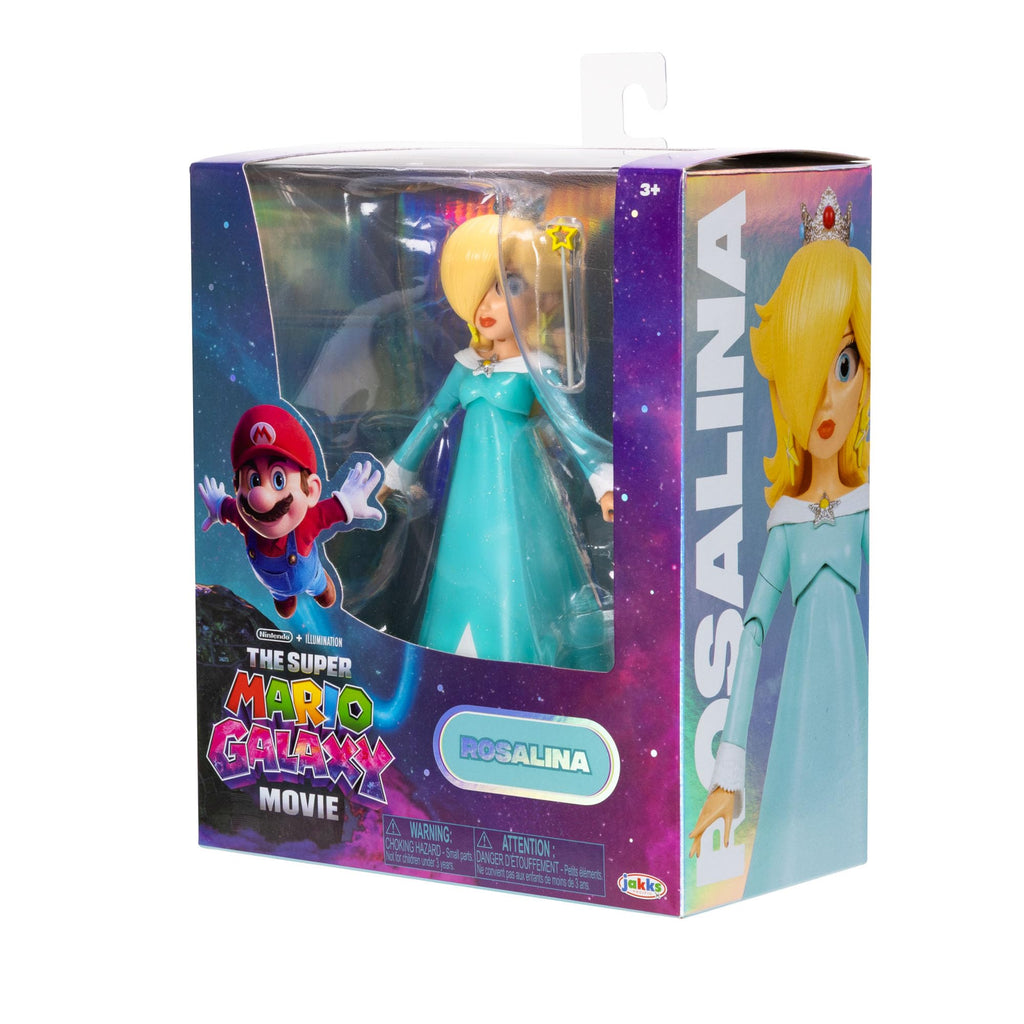 The Super Mario Galaxy Movie 5” Action Figures Series 1 – Bowser Jr. Figure with Paint Brush Accessory - Premium Details and 17 Points of Articulation