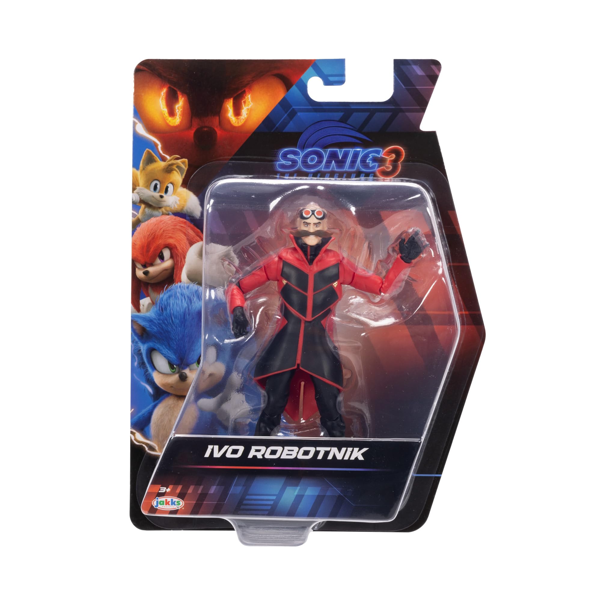 Sonic The Hedgehog – 5-Inch Shadow Action Figure – 20+ Points of Articulation – Official Collector Toy – Boys & Girls Ages 3+ | Sonic The Hedgehog Movie 5 Inch Action Figure Wave 1 - Shadow (Closed Mouth)