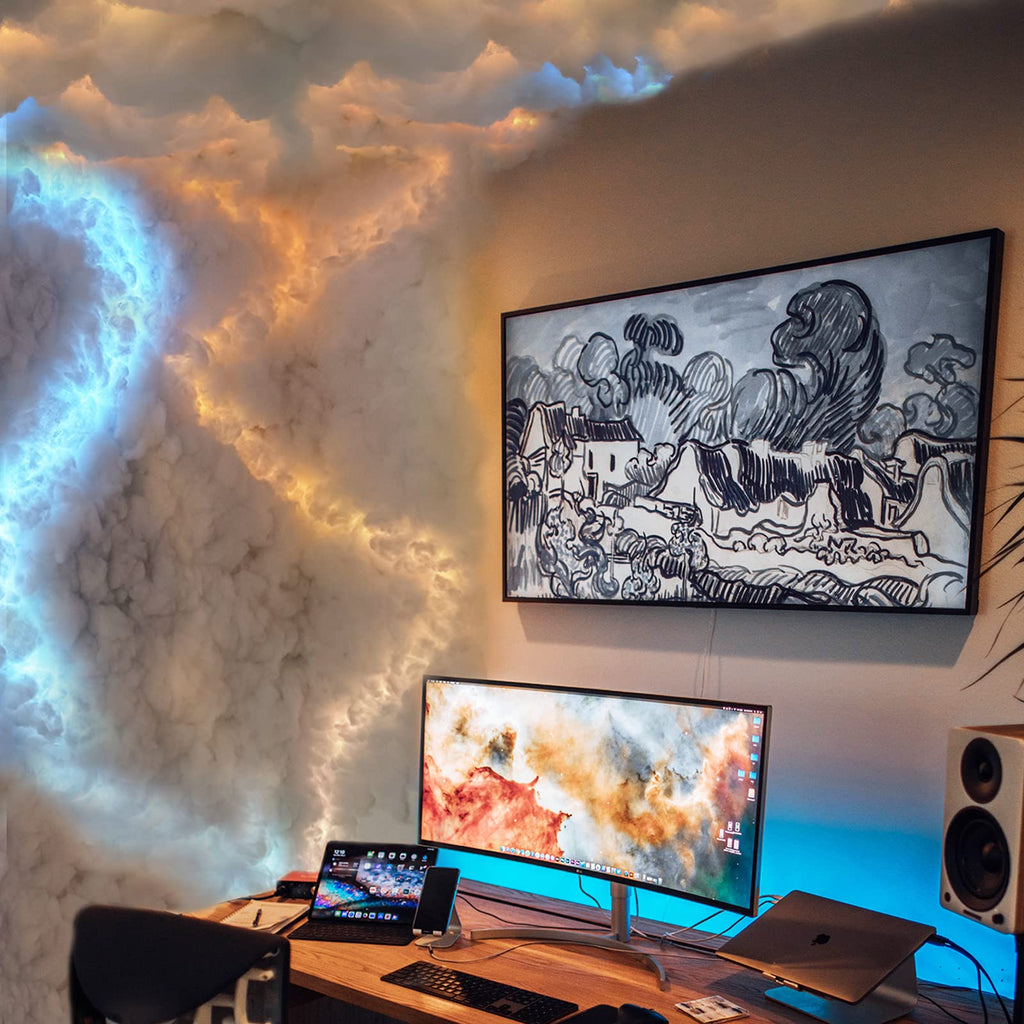 Fusehome 3D Cotton Thundercloud RGB LED Light – 2 Sizes