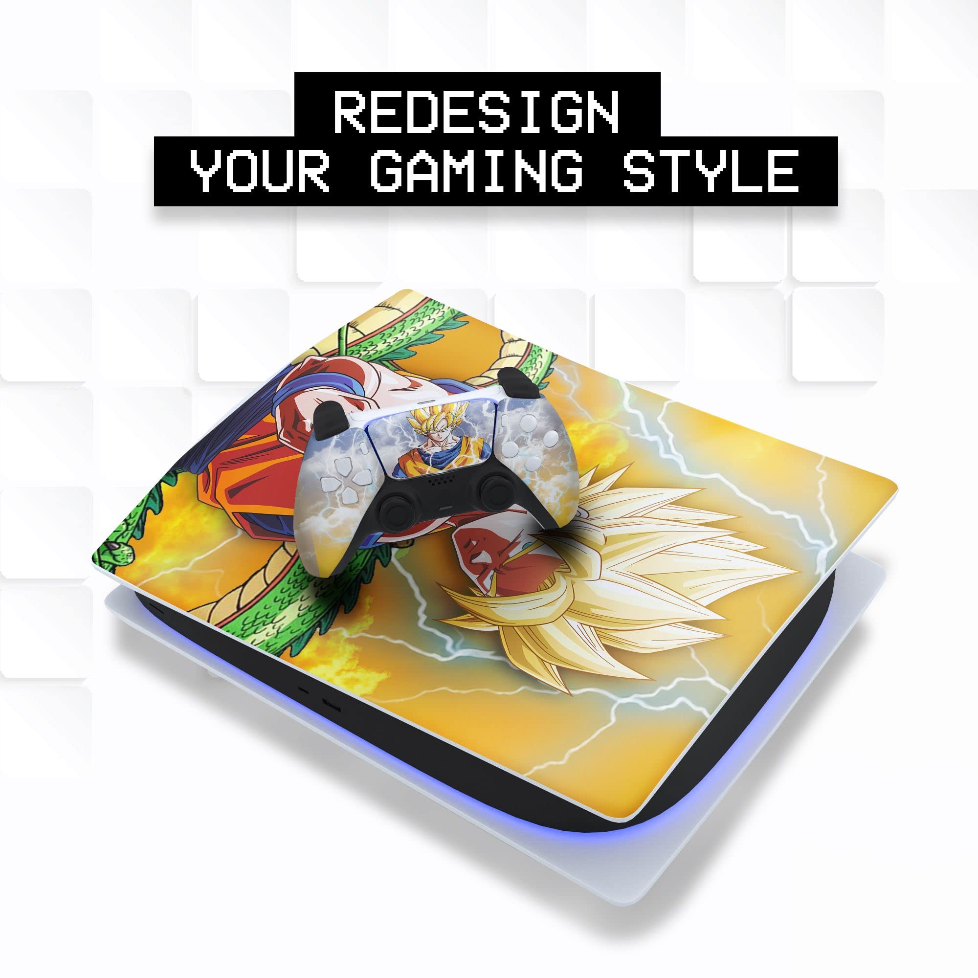 BCB Controllers Custom Console Face Plate Compatible with PS_5 Console | Console Cover for Play_Station 5 | Proudly Customized in USA with Permanent Hydro-DIP Printing (NOT JUST A Skin) - Flex Gamingproduct_type