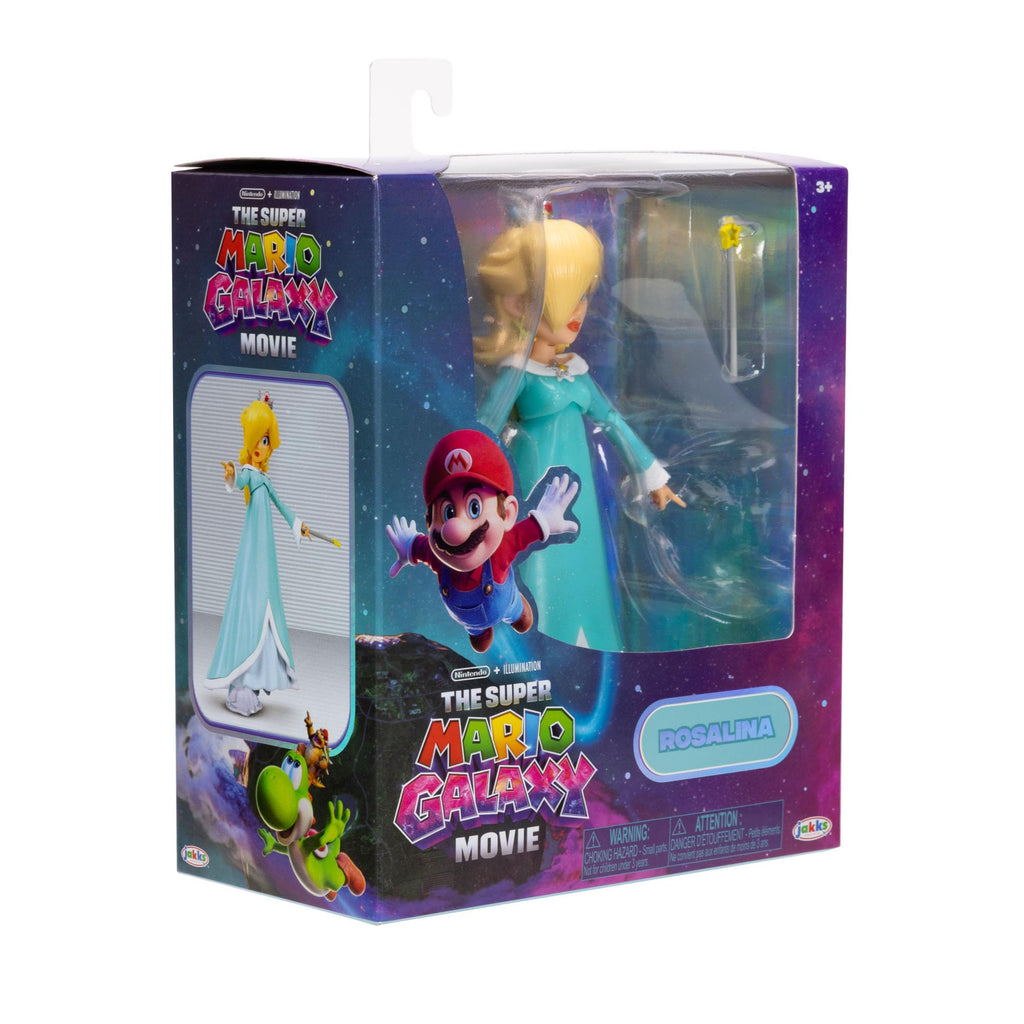 The Super Mario Galaxy Movie 5” Action Figures Series 1 – Bowser Jr. Figure with Paint Brush Accessory - Premium Details and 17 Points of Articulation