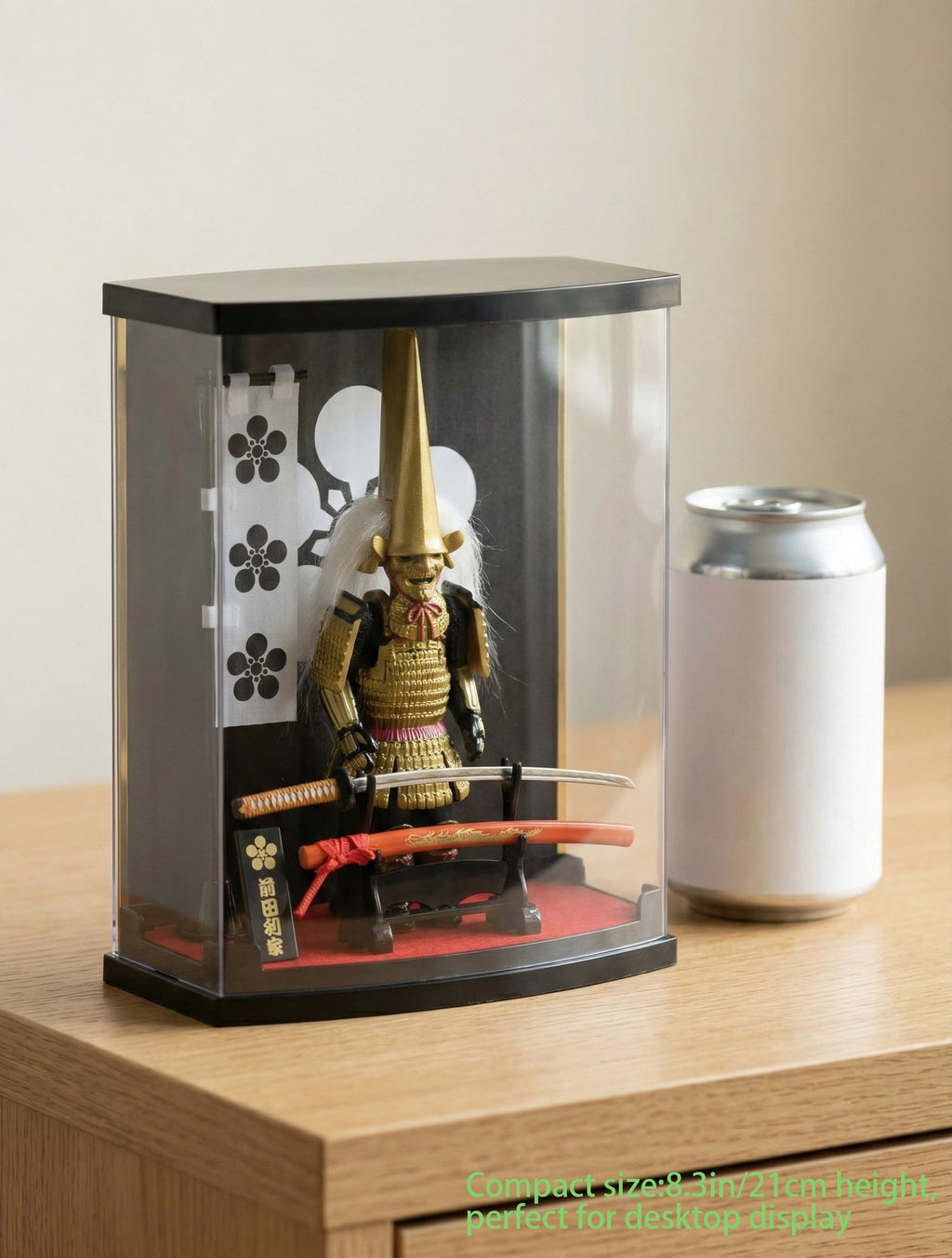 MEISTER JAPAN Samurai Figure Yamamoto Kansuke 8.3" w/Katana & Case | 1:10 scale armor honoring the Takeda strategist, with stand, flag & kakedai stand; dust-proof, gift for history fans - Flex Gamingproduct_type