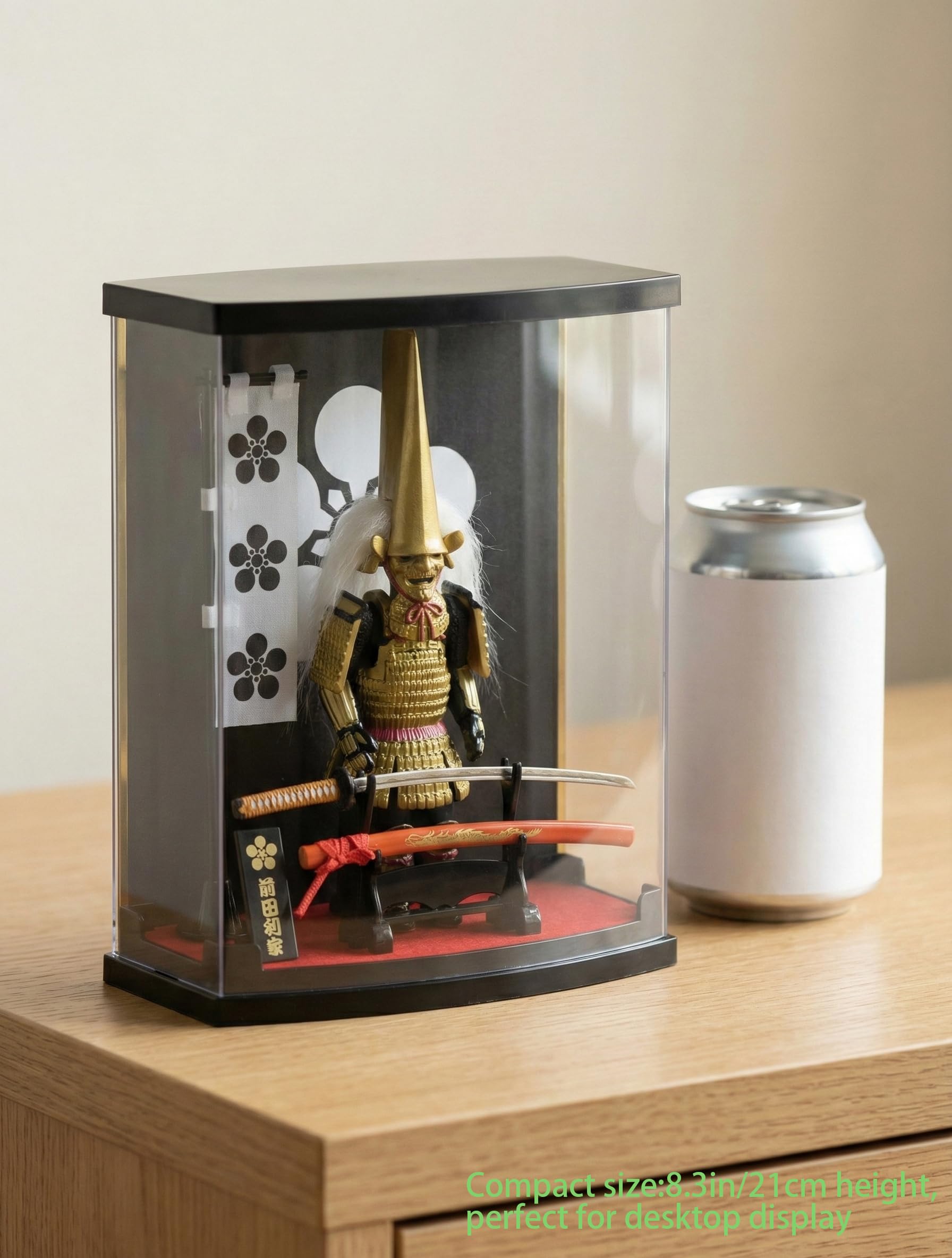 MEISTER JAPAN Samurai Figure Yamamoto Kansuke 8.3" w/Katana & Case | 1:10 scale armor honoring the Takeda strategist, with stand, flag & kakedai stand; dust-proof, gift for history fans - Flex Gamingproduct_type