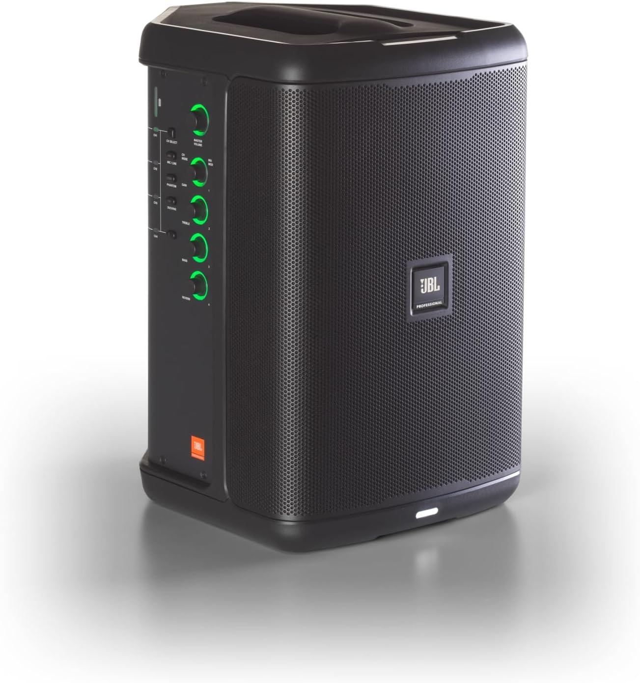 JBL Professional EON ONE Compact Ultra-Portable Battery Powered Wireless PA Speaker System with Bluetooth, Professional 4-Channel Mixer, and Lexicon Effects. Black