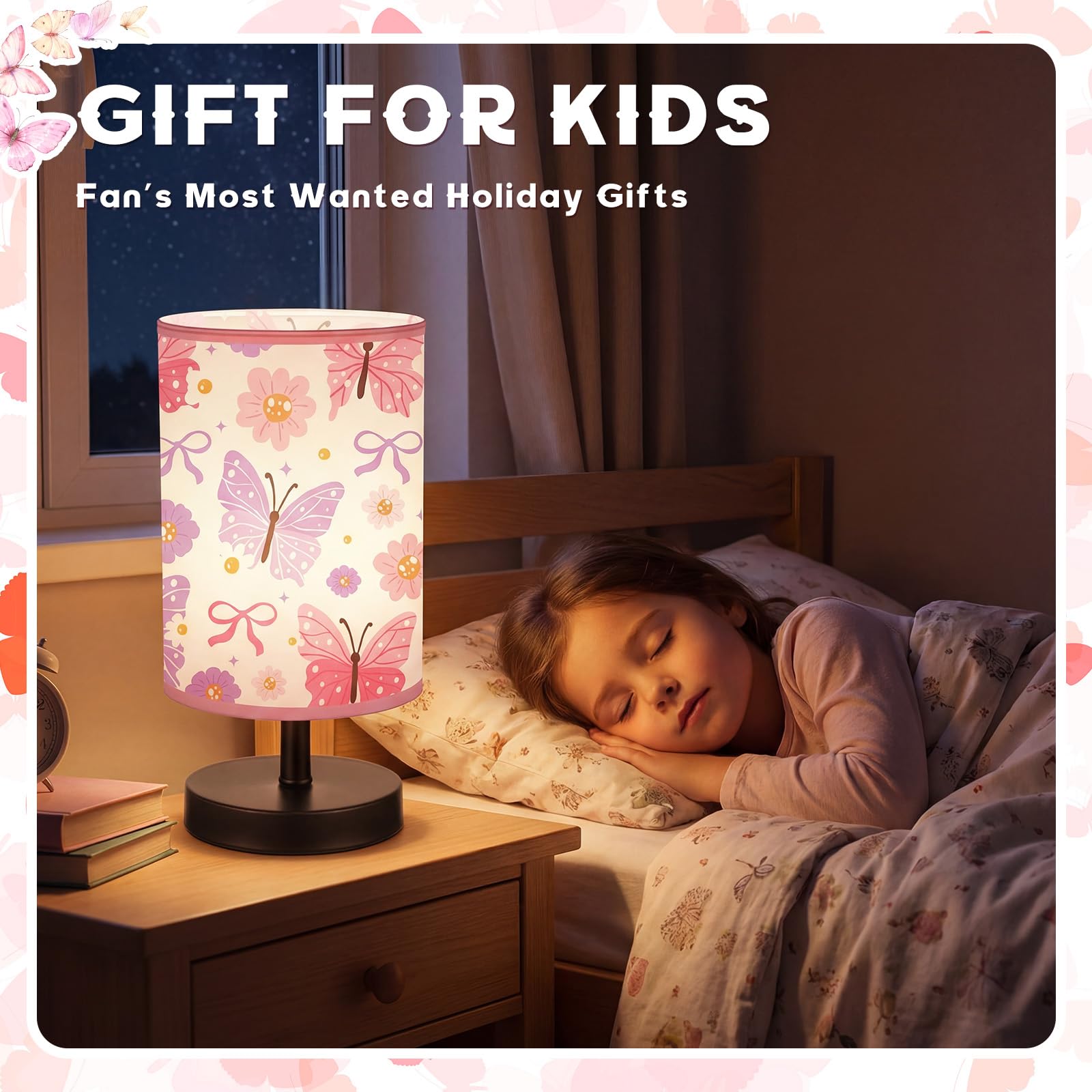 Glooglitter Linen Bedside Lamp – 21 Styles