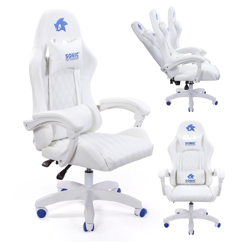 Sonic the Hedgehog - Gaming Chair, Ergonomic PU Leather, Reclining
