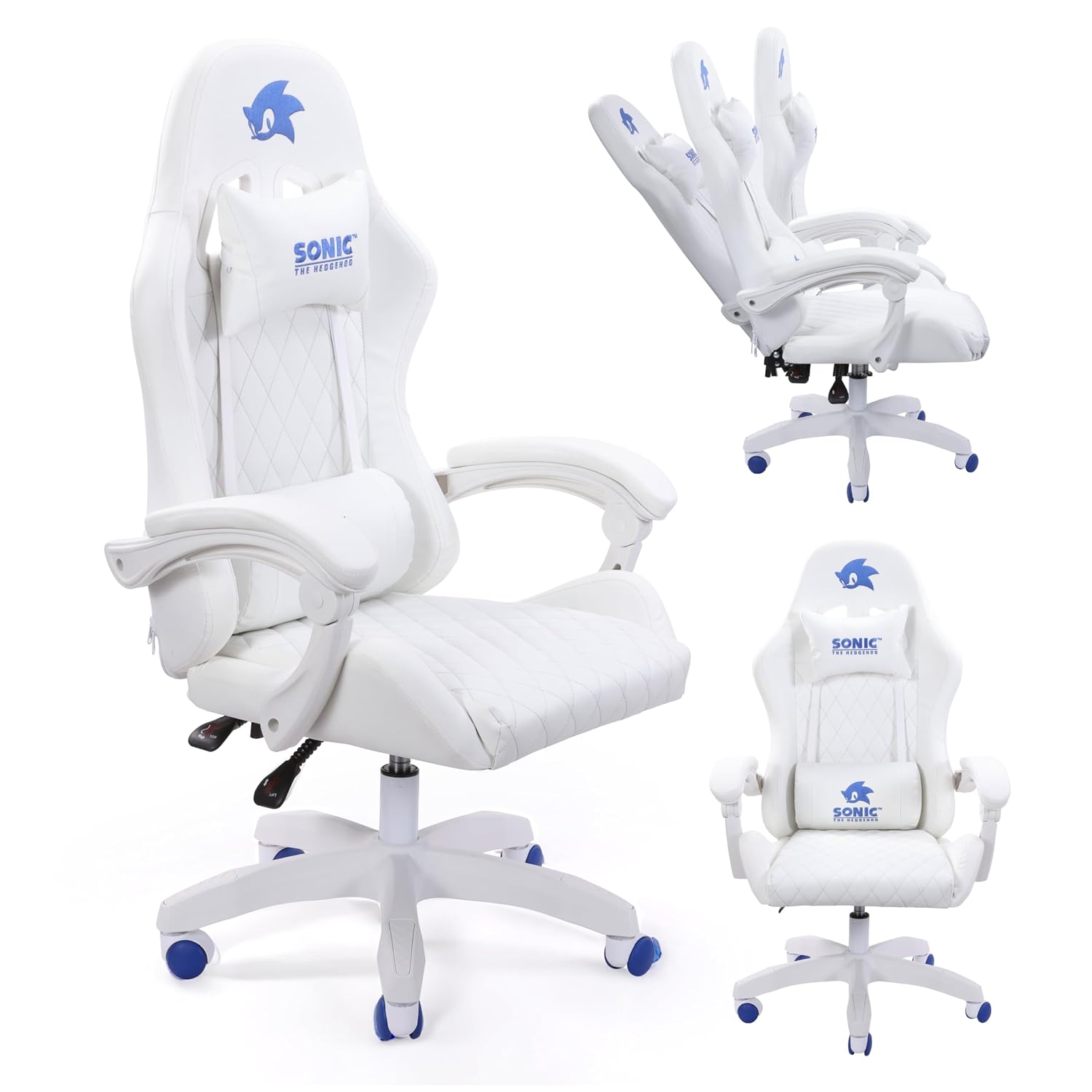 Sonic the Hedgehog - Gaming Chair, Ergonomic PU Leather, Reclining