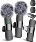 Mini Mic Pro (Latest Model – #1 Microphone for iPhone & Android, Wireless Mini Microphone, Clear Voice, Noise Cancelling, Lavalier Mic for TikTok, YouTube & Interviews