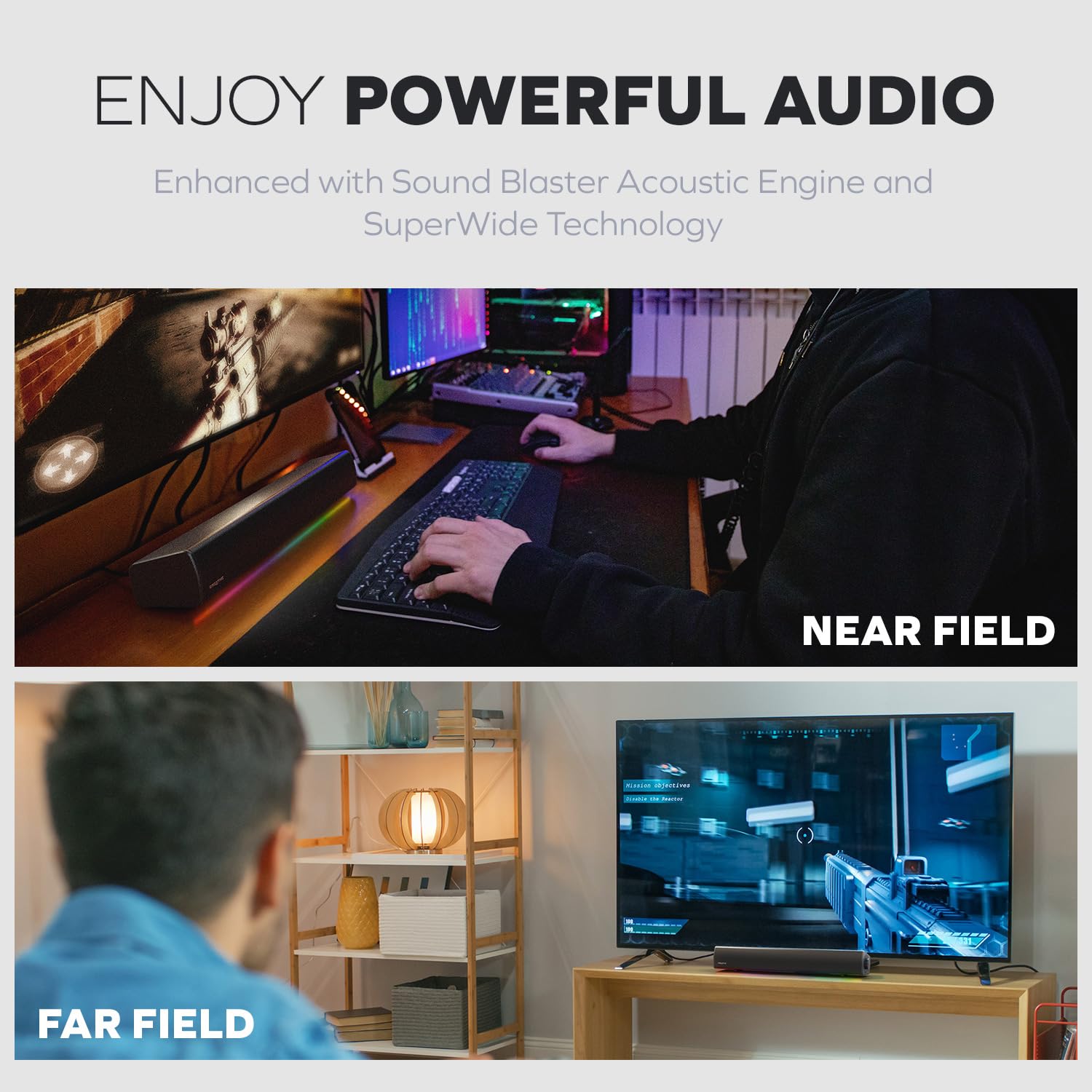 Creative Sound Blaster GS5 RGB Gaming Soundbar