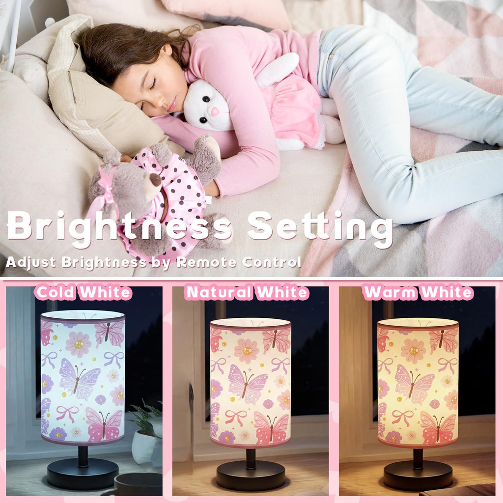 Glooglitter Linen Bedside Lamp – 21 Styles