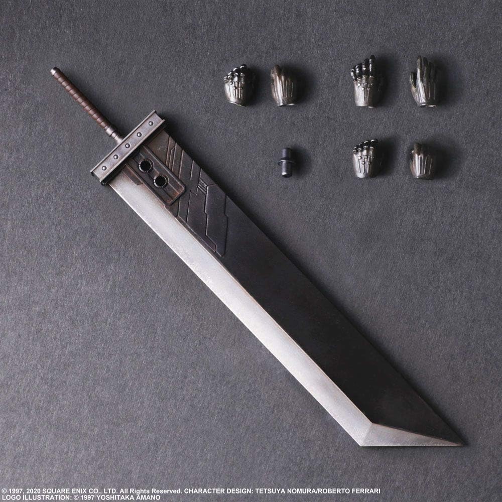 Final Fantasy VII Remake: Cloud Strife (Version 2) Play Arts Kai Action Figure | Final Fantasy VII Remake Play Arts Kai 10 Inch Action Figure - Cloud Strife