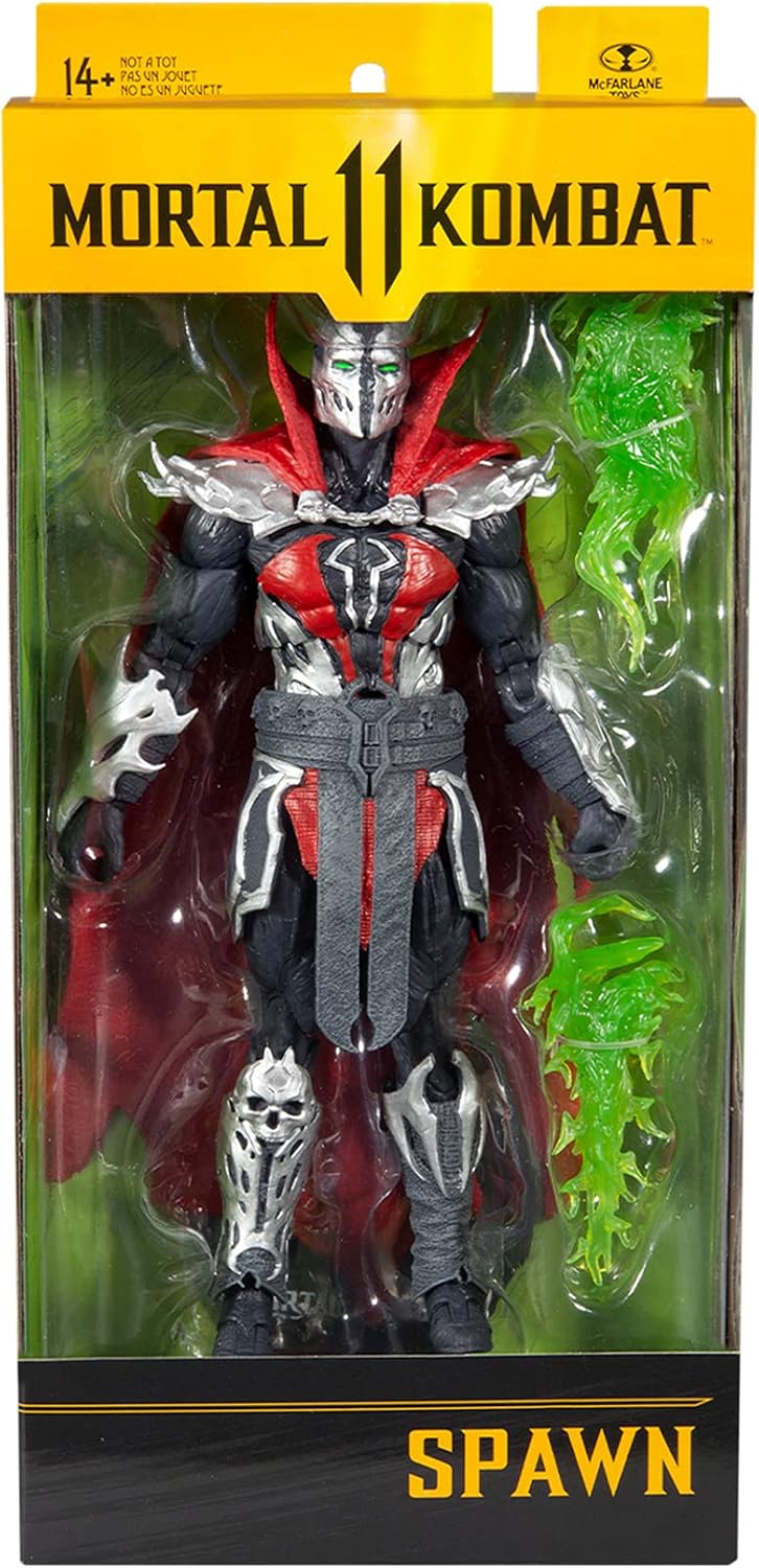 McFarlane Toys Mortal Kombat Malefik Spawn 7" Action Figure with Accessories | Mortal Kombat 7 Inch Action Figure Wave 2 - Malefik Spawn