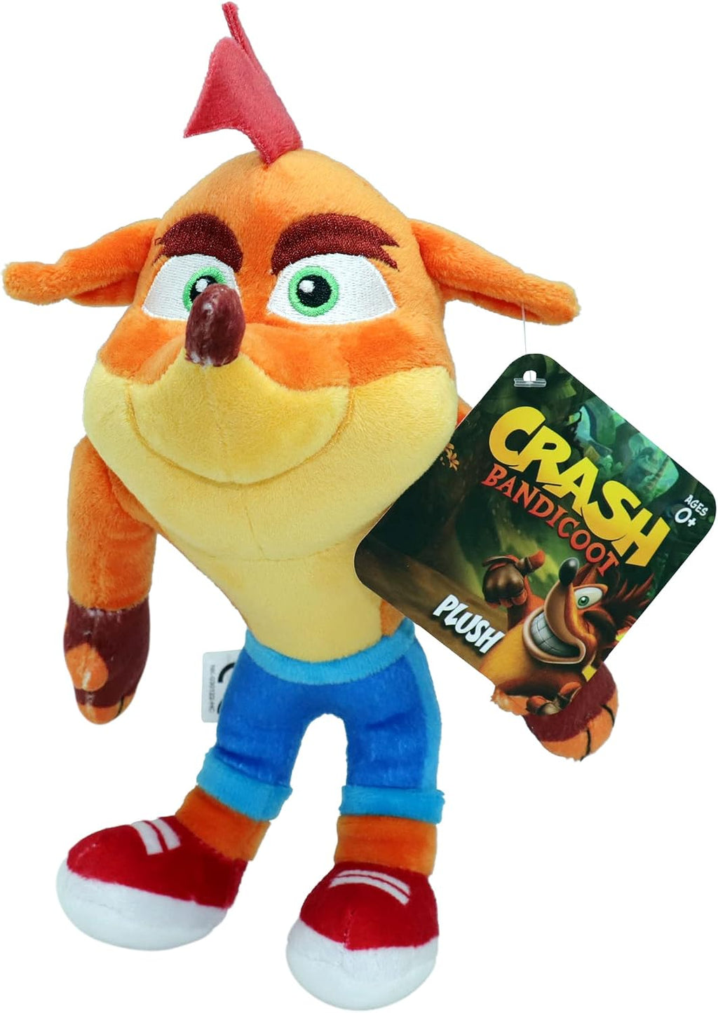 Crash Bandicoot Bandai Plush Toy | 15cm Soft Toy Collectible | Plushie Girls and Boys Toys for Video Game Fans | Collectable Cuddly Toys for Boys and Girls Great Gifts