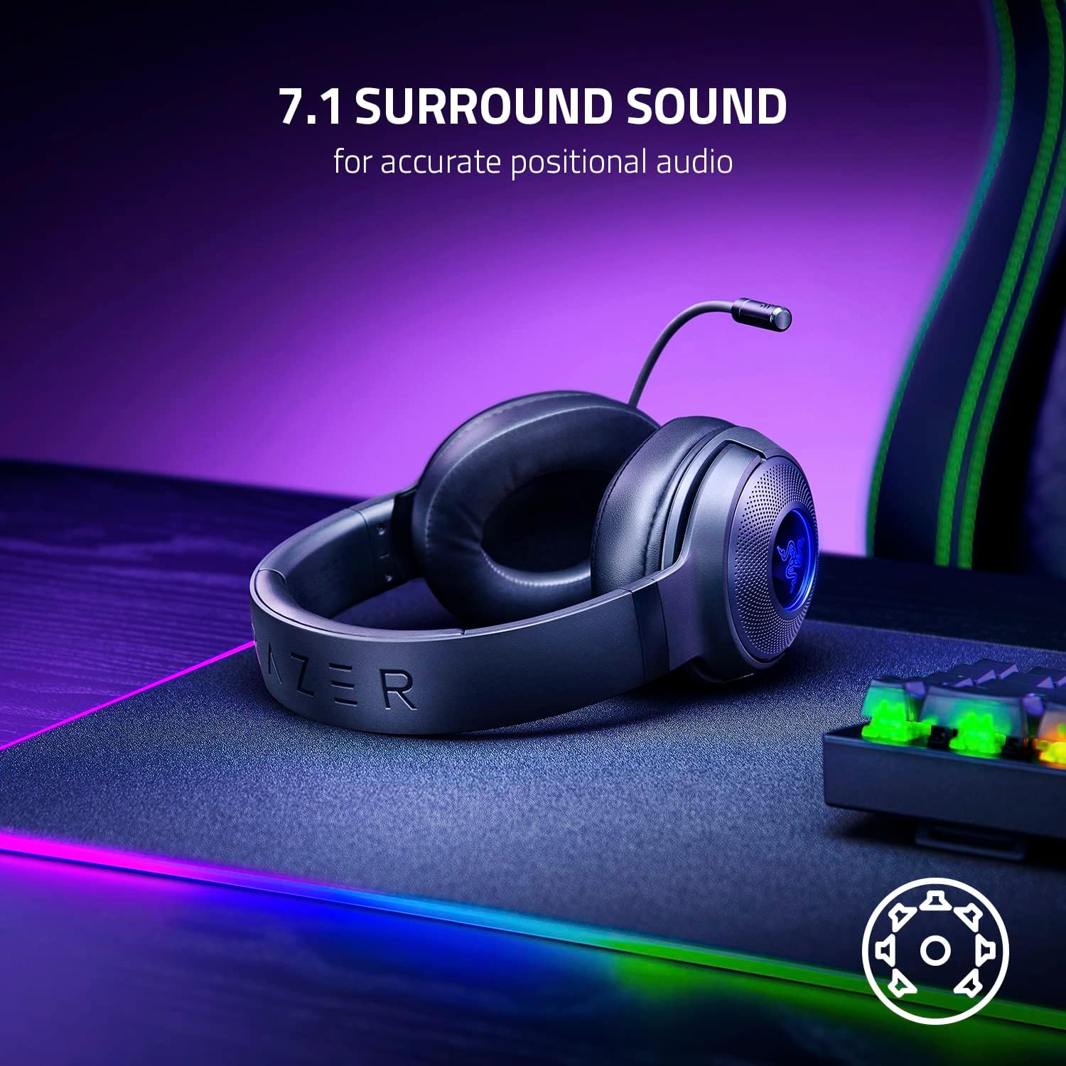 Razer Kraken V3 Gaming Headset – V3 X & V3 HyperSense